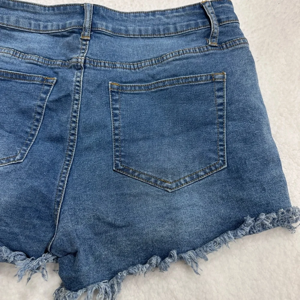 Distressed Denim Women's Jean Shorts